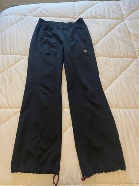 MEC Black Track Pants with Drawcord Hem